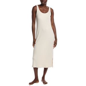 Natori Edit Womens  Eden Rib Knit Dream Slip Dress, Beige